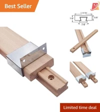 Wooden Drawer Slides 16 Inch Hardwood Unfinished Side Mount with Steel Glides