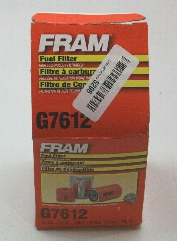 FRAM G7612 In-Line Fuel Filter NEW