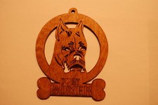 BOXER LASER CUT Dog Ornament