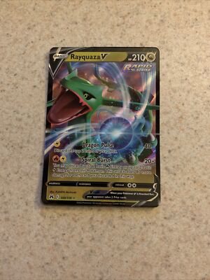 rare pokemon cards rayquaza Rayquaza VMAX EVS 111 Ultra Rare DE NM+ main image 0
