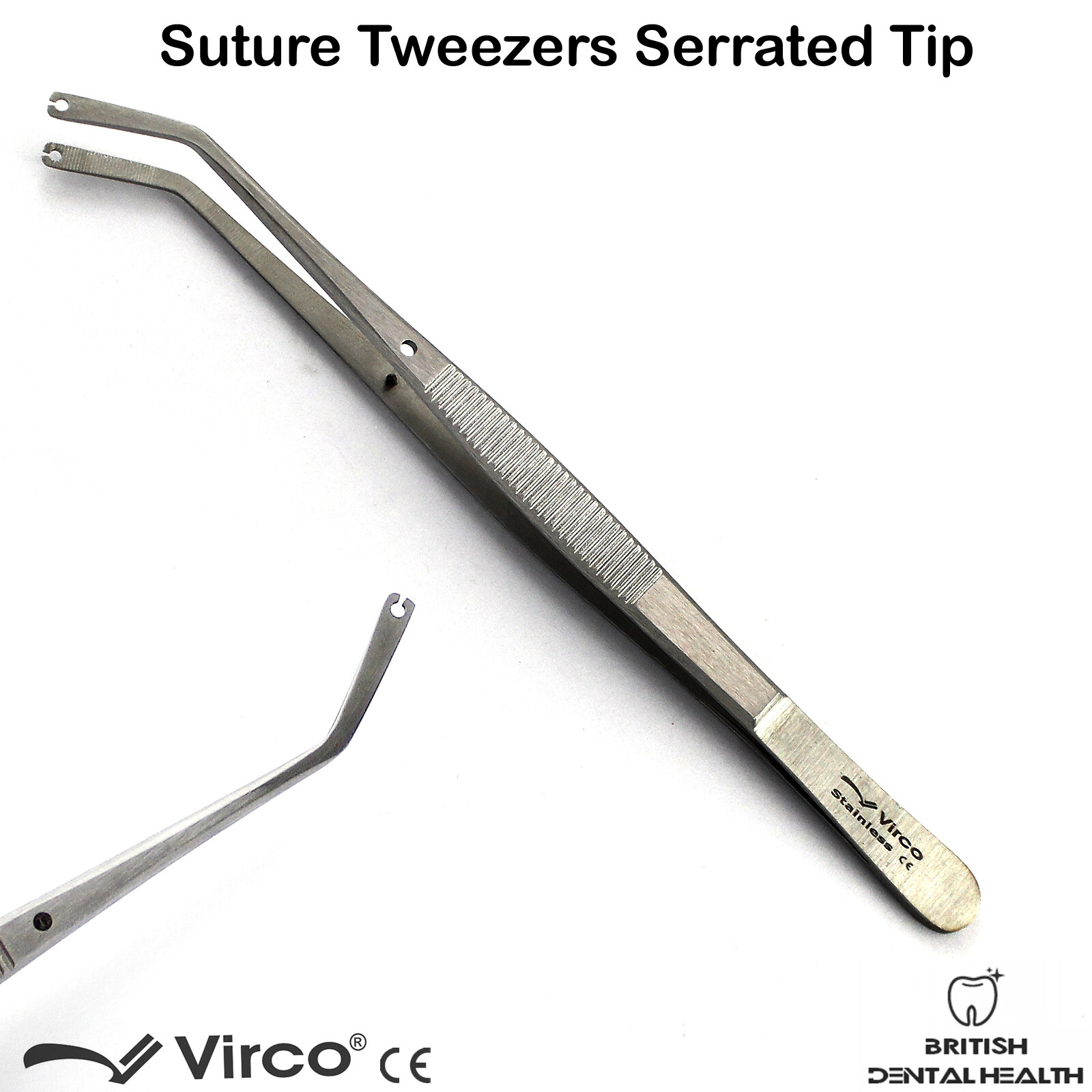 Surgical Dental Tools Corn Suture Pliers Sutures Tweezers with Eyelets