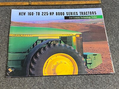 John Deere 8100 8200 8300 8400 tractor sales brochure 32 pg ORIGINAL 8000-series