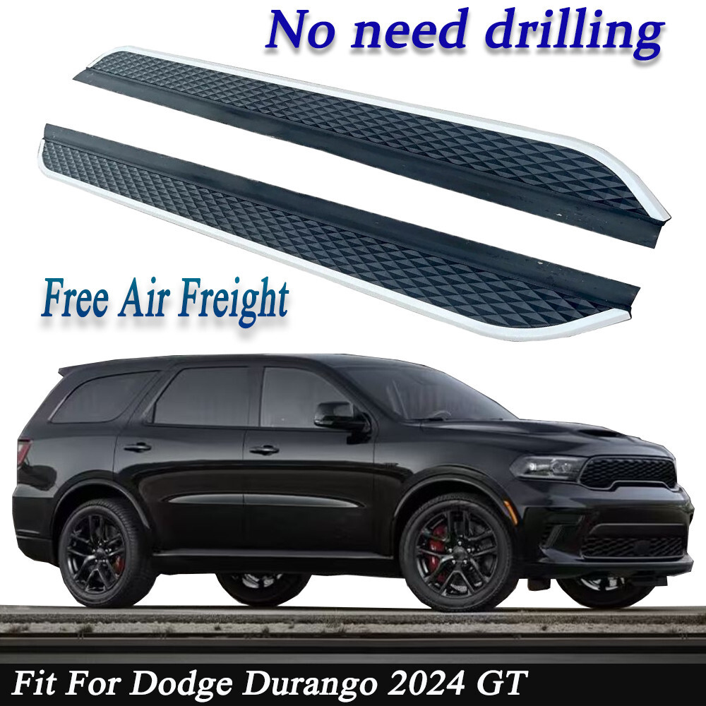 Fits For Dodge Durango GT 2024-2026 2PC Running Boards Side Steps
