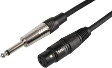 Chord - XF-M6J600BK - Classic Lead Xlr-jack 6.0m Bla