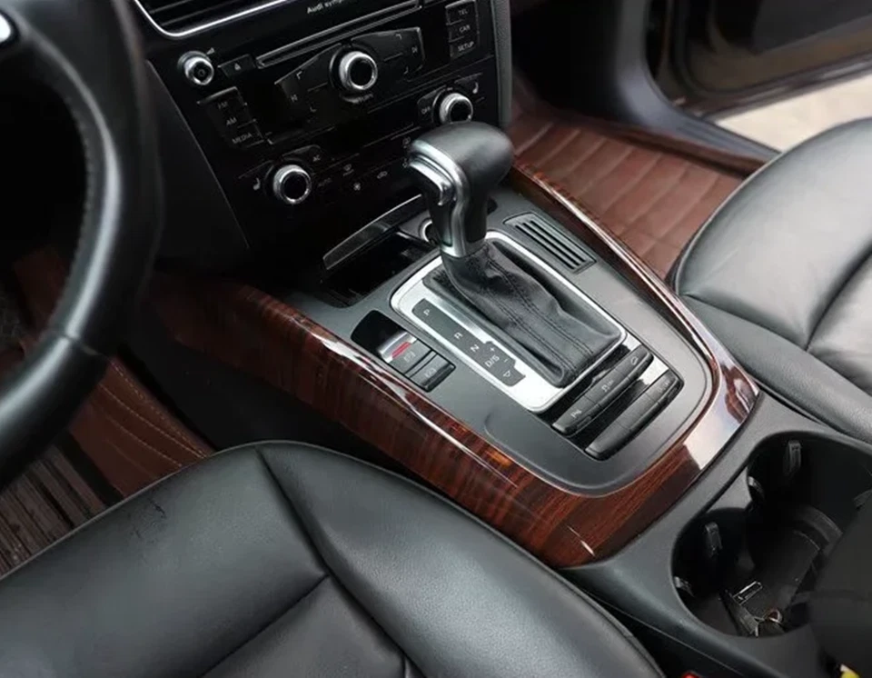 Kit de cubierta interior coche grano madera melocotón 6 piezas para Audi Q5 2010-2018 Foto 2 de 4