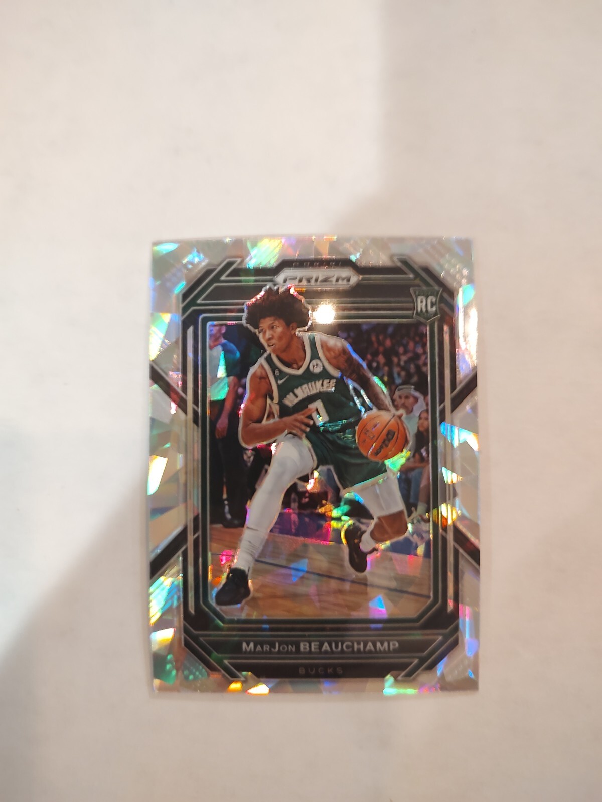 2022-23 Panini Prizm - Ice Prizm #268 MarJon Beauchamp (RC)(JGA)