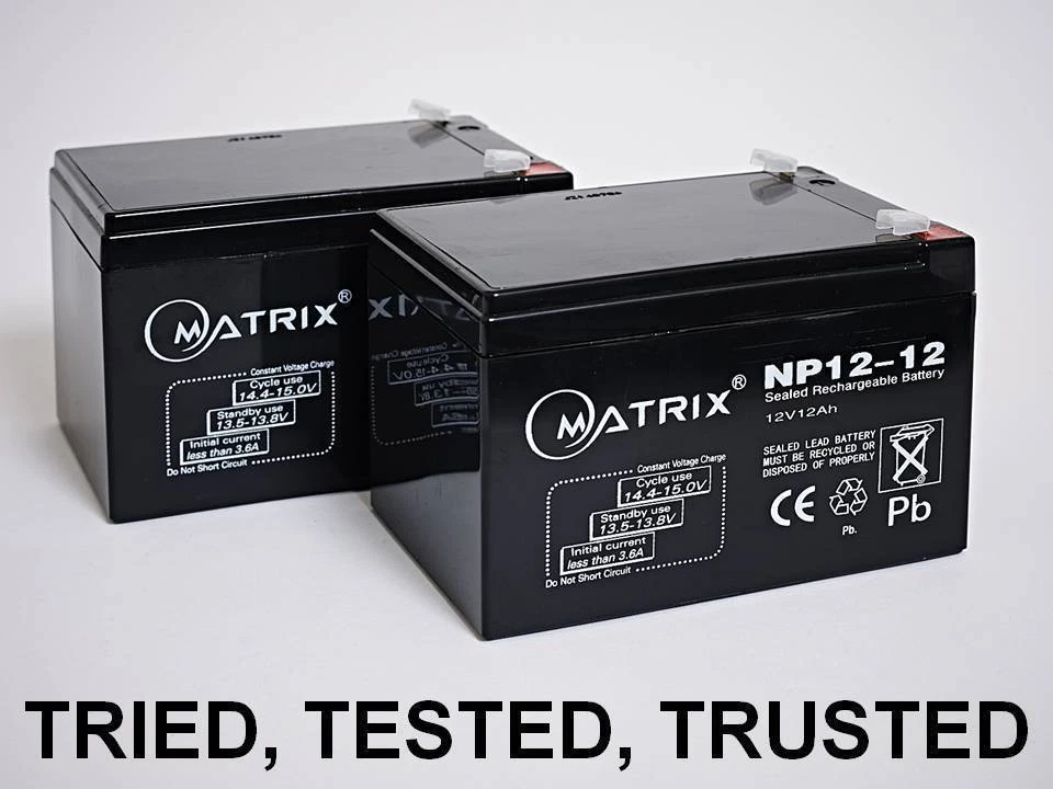 Mobility Scooter Wheelchair Batteries 2x 12v 12ah 15ah 22 33ah 36ah 40ah 50 75ah