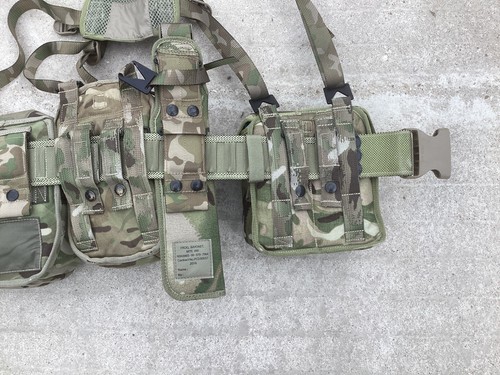 British Army Issue PLCE MTP Webbing set Pouches & Yoke Medium - Picture 7 of 8