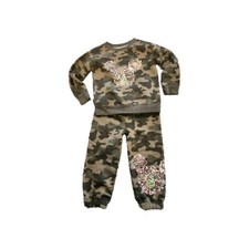 Disney Mickey Mouse Toddler Outfit 3T Camo 2 Piece Set Sweatshirt Joggers NEW