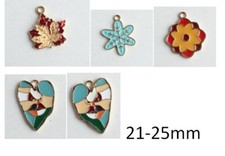lot 50 Pcs cartoon color mix Charm earrings Pendants DIY Jewelry Makings