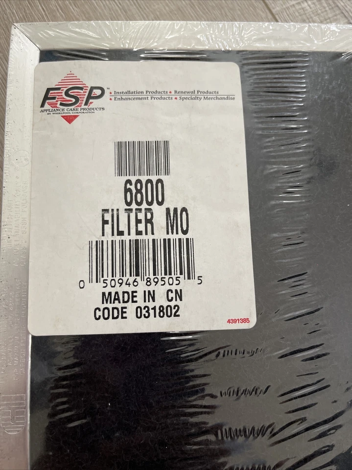 Filtros - Campana extractora Whirlpool / Microondas (Filtro Mo P/N 6800) - Paquete de 2 NUEVO Foto 2 de 4