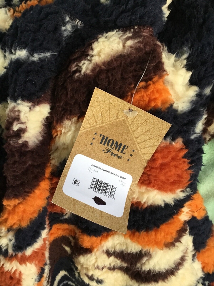 ⭐︎ NWT Home Free Womens Fuzzy Aztec Fleece S The Bay State | eBay