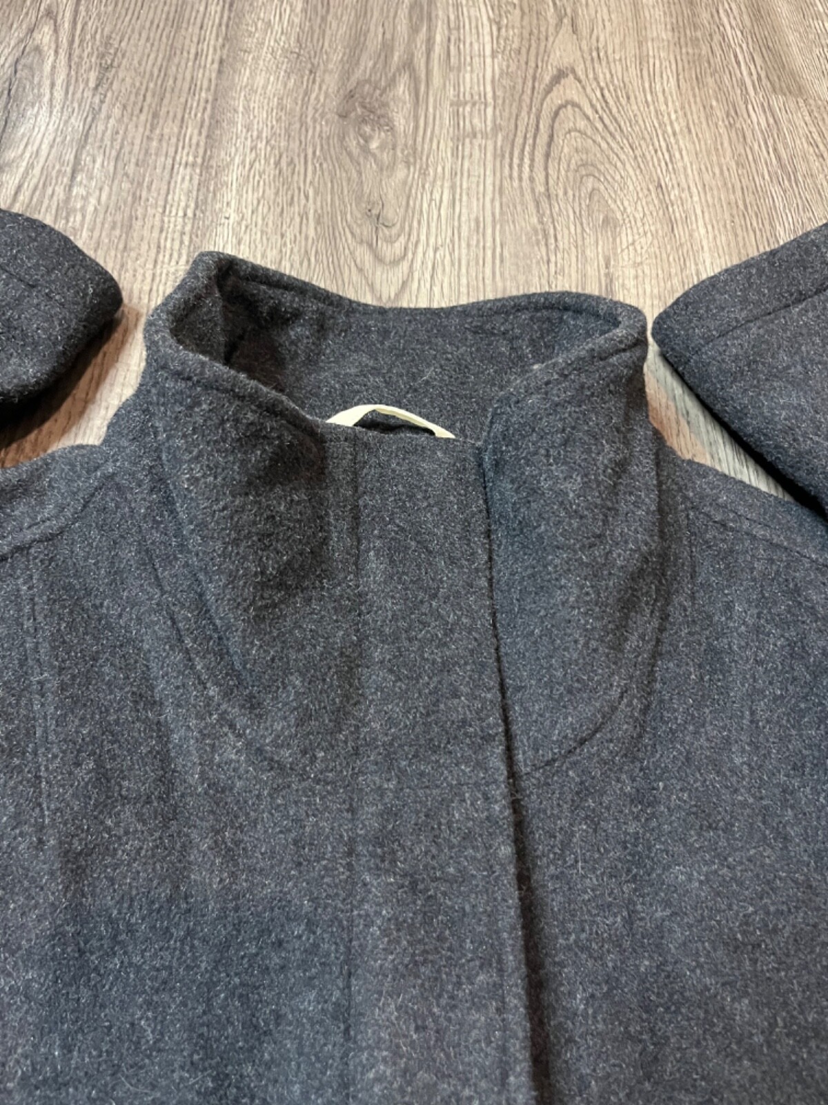 Pendleton Jacket Womens Large Grey Wool Over Coat - image 6