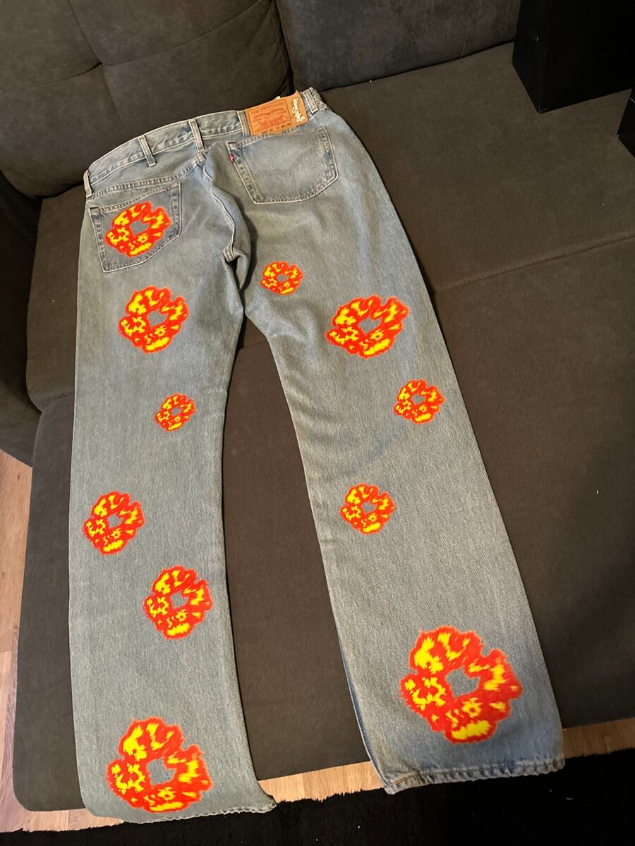Levi's Denim Tears Offset Denim Jeans Pants Size 38 *ATLANTA Levi's Denim Tears Offset Denim Jeans Pants Size 38 *ATLANTA