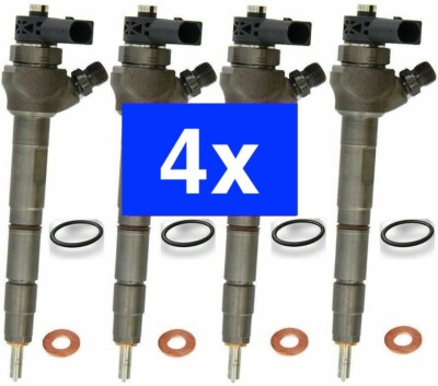 4X Einspritzdüse 2.0 TDI  Audi VW 0445110369 CFF CFH CFG 03L130277