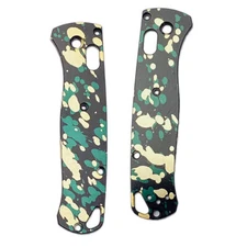 1 Pair Aluminum Handle Patch Grip Scales for Benchmade Bugout 535 Folding Knives