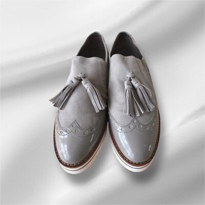 Buy grey patent loafers womens 2025 Black Friday