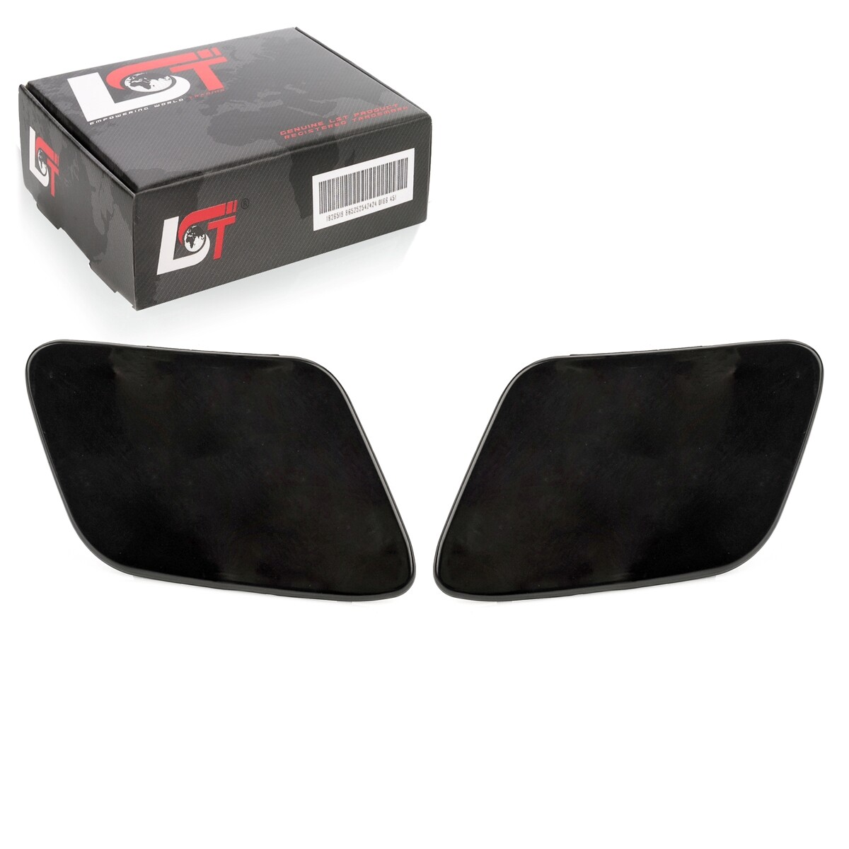 2X Cap Headlight Cleaning Cover Left Right For AUDI A4 8E B6 00-04