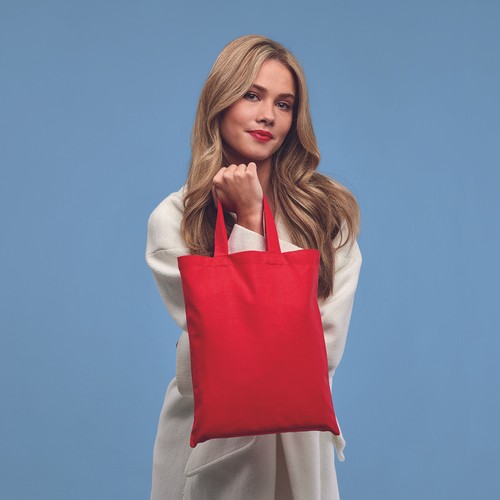 Canvas Cotton Tote Bag Shopper For Life Long Short Handle Shopping Reusable Eco - Picture 12 of 89
