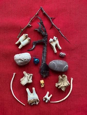 bone throwing collection casting fortune luck osteomancy divination spiritual