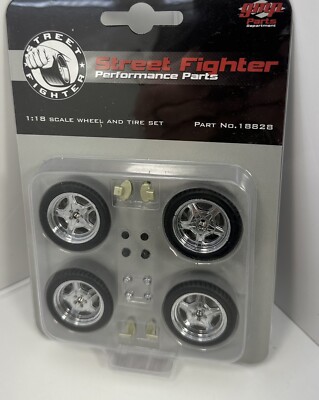 GMP / STREET FIGHTER 1/18 Scale WHEEL & TIRE SET