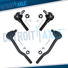 4pc Front Inner and Outer Tie Rod Ends for 1992 - 1995 oyota 4Runner T100 Pickup