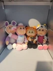 Lot Of 4Cabbage Patch Kids Dressed Up Like Animals Mouse,fox,Poodle,Cow