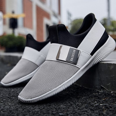 slip on running flat sneakers