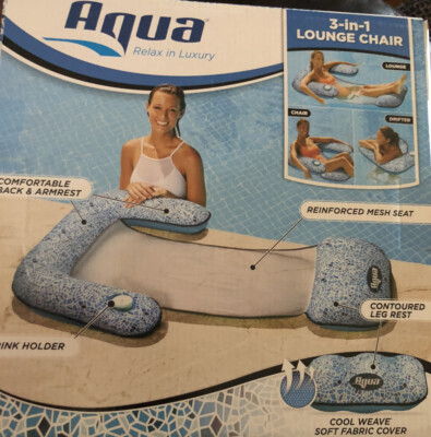 Aqua Leisure Waterlife in Lounge/Chair Drifter (Pool Raft)