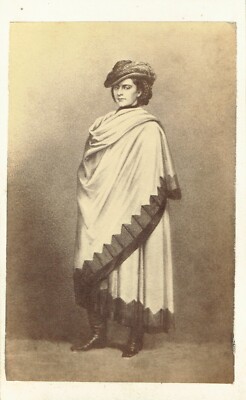 CDV Foto ca 1860 Maria Sophie von Bayern, Königin von Neapel und Schwester von Sissi