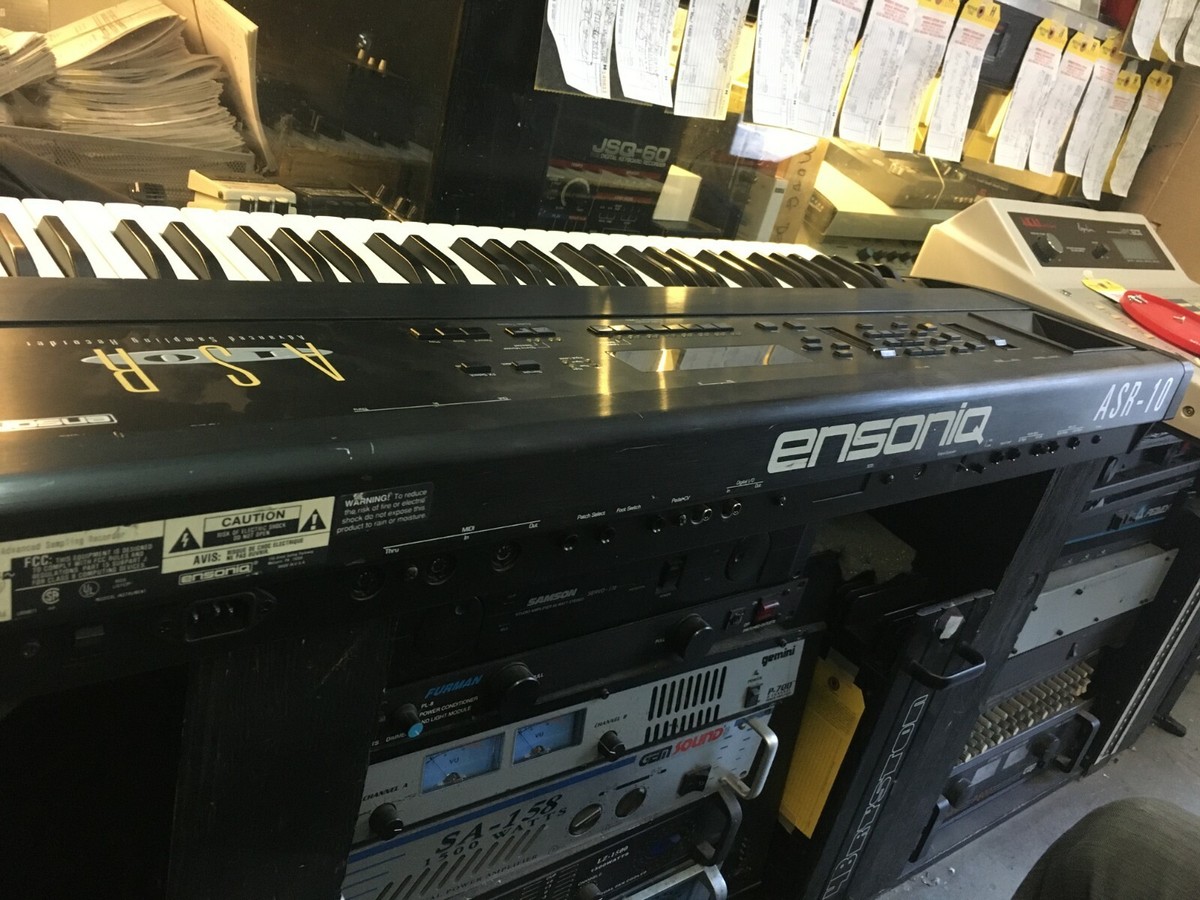 used Ensoniq ASR 10 KEYBOARD 16meg MEMORY /61 key Sampler ASR10