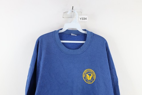Vintage 90s Mens 2XL Distressed Phi Theta Kappa Society Crewneck Sweatshirt USA - Picture 2 of 11