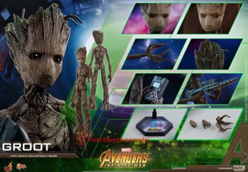 Hot Toys HT 1/6 MMS475 Avengers: Infinity War Groot Figurka akcji - Zdjęcie 1 z 11