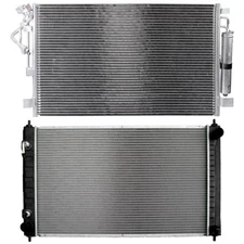 PICKOOR Radiator & AC Condenser Cooling Kit For Nissan Altima Maxima 2016-2018