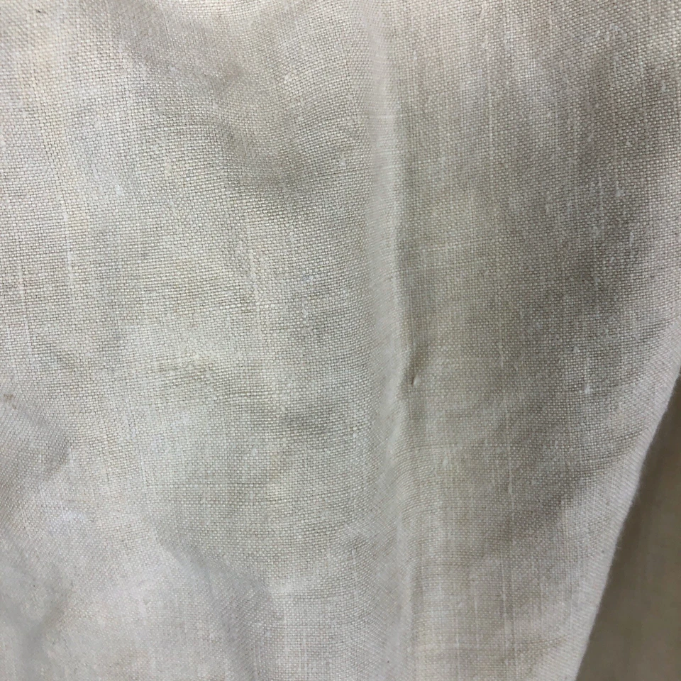 1900 Vintage French Pure Linen Nightgown Large Size - Image 4 of 4