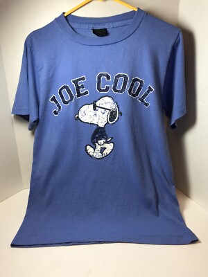 Vintage Changes Snoopy Joe Cool Peanuts Small Single Stitch Shirt Distressed Ebay
