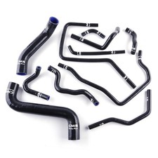 Black For 2000-2007 Subaru WRX/STI GD GG EJ20 EJ25 Silicone Radiator Heater Hose