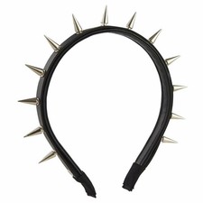 Spiky Leather Headband Emo Spiked Punk Rock Gothic Party Hair Accessories