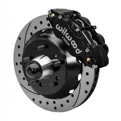 Wilwood For Chevy C10 1960-1987 Superlite Hub Brake Kit CPP Drop Spindle Drilled