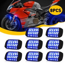 8x Blue 36led Under Car Underbody System Underglow Neon Light Waterproof Lamp Er