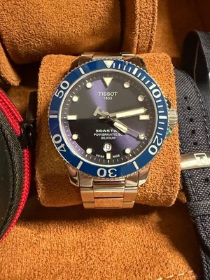 Tissot Seastar 1000 Powermatic 80 Silicium   300m   Discontinued + Zubehör