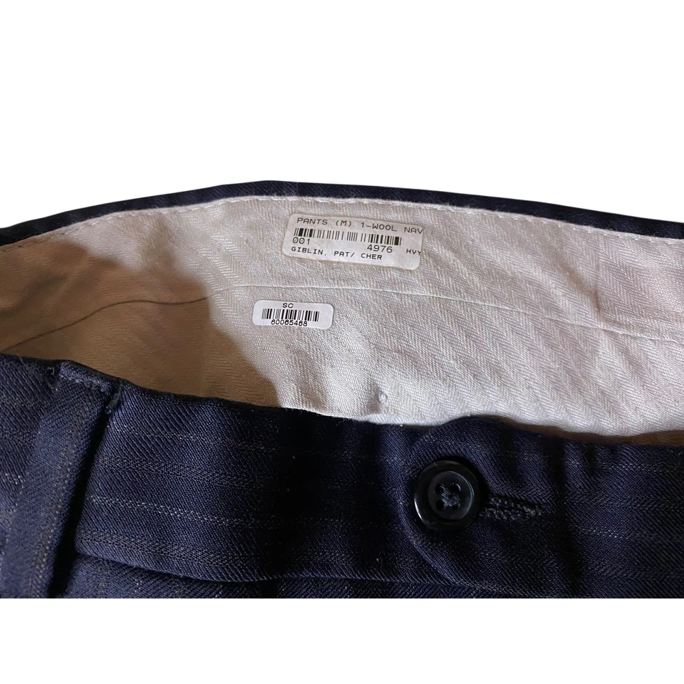 Traje Hickey Freeman Para Hombres 46R Negro Rayas 100% Lana Blazer y Pantalones 38x29 Foto 3 de 4