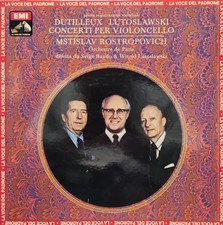 Dutilleux, Lutoslawski – Concerti Per Violoncello / Baudo, Rostropovich - LP