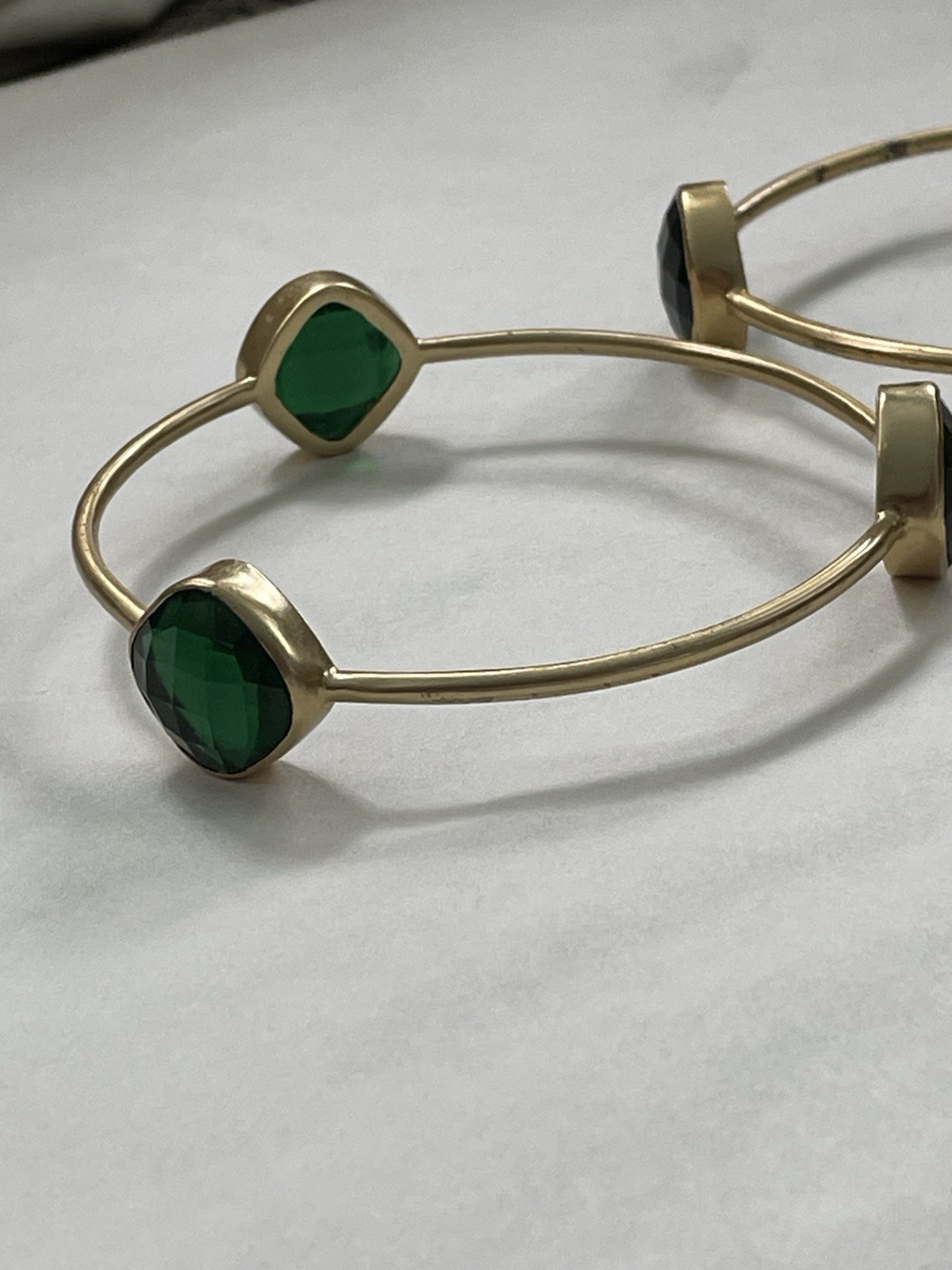 Julie Vos Stackable Green Gem Bracelets - image 2