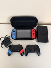 Nintendo Switch LCD- Handheld Console | Neon Blue & Red Joy-Cons | HAC-001 |