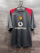 Vintage Nike Manchester United 2005/06 Vodafone Jersey Total 90 Shirt Shirt L