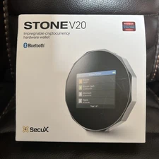 SecuX V20 Crypto Hardware Wallet- Infineon CC EAL5+ Secure Element, Bluetooth, C