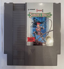 Castlevania 2 II: Simon's Quest Circle Seal Nintendo NES cartuccia e cover antiscivolo