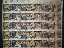 Scott #1489-98 Postal People Sheet of 50 8¢ Stamps (1973)
