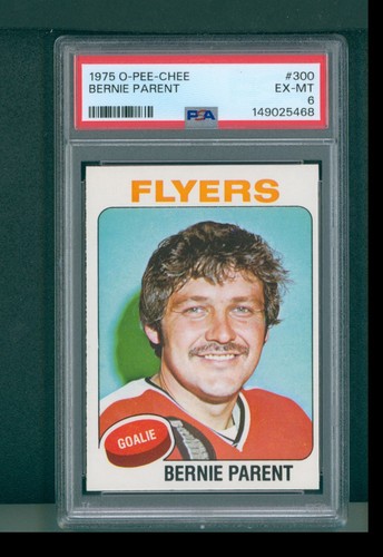 Bernie Parent #300 1975 O-Pee-Chee card